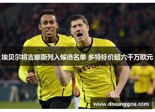 埃贝尔将吉滕斯列入候选名单 多特标价超六千万欧元 埃贝尔将吉滕斯列入候选名单 多特标价超六千万欧元