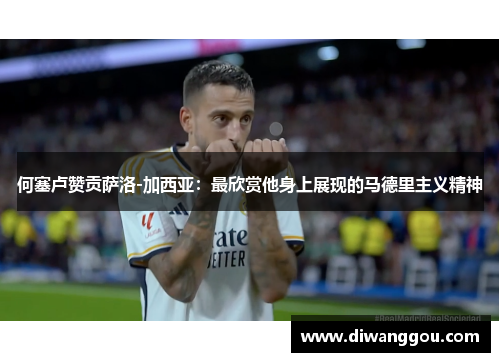 何塞卢赞贡萨洛-加西亚:最欣赏他身上展现的马德里主义精神 何塞卢赞贡萨洛-加西亚:最欣赏他身上展现的马德里主义精神